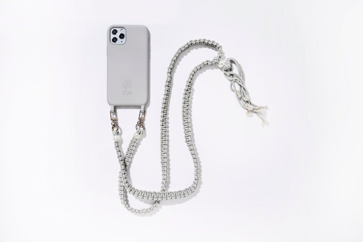 Marrakesh Phone Strap Silver - Stone