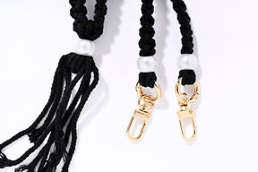 Marrakesh Phone Strap Gold - Deep Black