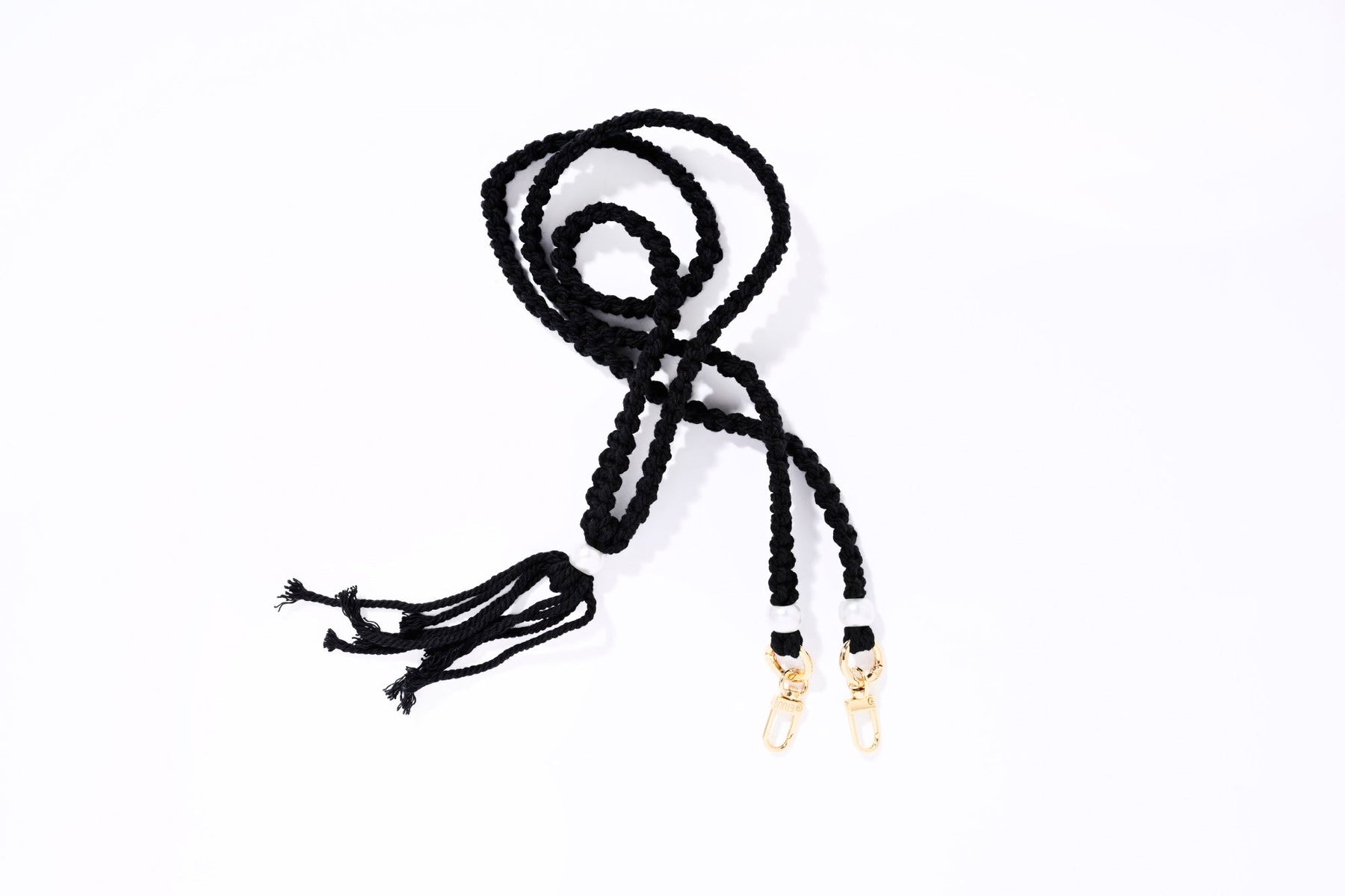 Marrakesh Phone Strap Gold - Deep Black